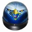 Airbrush - Front Eagle on Chrome DOT Shorty
