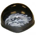 Airbrush Novelty Helmet - White Side Eagle (CLOSE OUT ITEM)