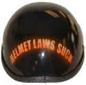   Airbrush Novelty Helmet - Helmet Laws     LET  'EM  KNOW  EXACTLY  HOW  YA  FEEL ! 