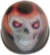 Airbrush Novelty Helmet - Flaming Skull