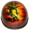 Airbrush Novelty Helmet- Pouncing Dragon
