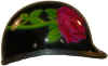 Airbrush - Side Rose on DOT Jockey  LADIES  ALL  TIME  FAVORITE