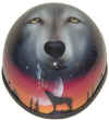 Airbrush Novelty Helmet - Wolf
